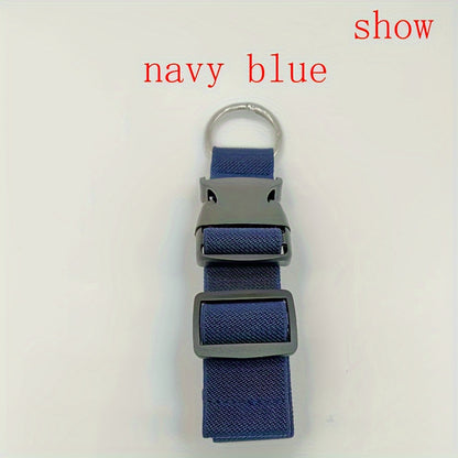 Zinc alloy hanging ring, backpack strap, luggage strap, portable backpack expanson strap, outdoor sports and tourism strap