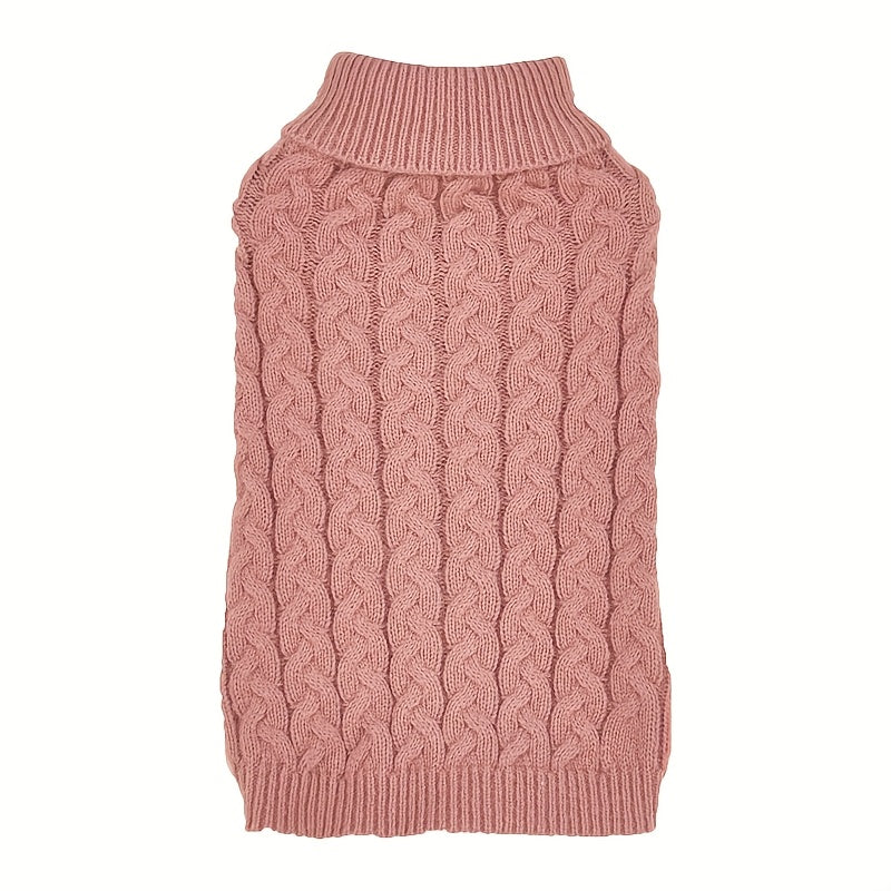 Casual Dog Sweater, Two-Leg Elastic Full Twist Knit, Comfortable Teddy Bichon, Solid Color Multi-style, Cross-border New