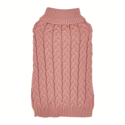 Casual Dog Sweater, Two-Leg Elastic Full Twist Knit, Comfortable Teddy Bichon, Solid Color Multi-style, Cross-border New