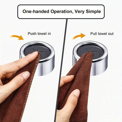 2pcs Spiral Cross-Shaped Towel Hooks, Kitchen Towel Clips, Hooks