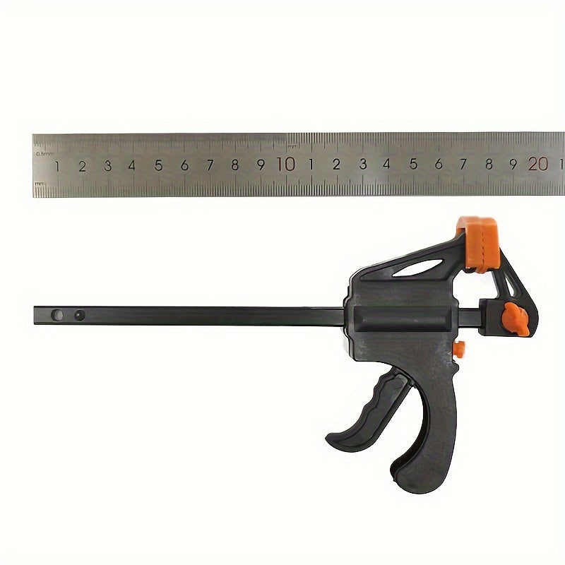 2pcs MINI 4Inch F Clamp / Woodworking Clamp / Hard Quick Ratchet Release Speed Squeeze Clip / Woodworking Work Bar DIY Home Hand Tool