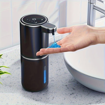 1x 380mL Automatic Soap Dispenser | Charging, Wall-Mounted, Plastic, Lithium Battery, Capacity