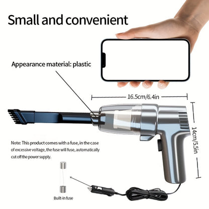 OUDEMU Car Vacuum Cleaner - Powerful 3Kpa Suction, Corded (3M), Lightweight Handheld Car Vacuum Cleaner, Single-Point Exhaust, Suitable for Cars, Trucks, Home - Lightweight And Portable, Without Battery