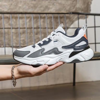 Men's Casual Sneakers, Formal Fashion Minimalist Style Men's Sneakers, Running Shoes, Solid Color Spring/Autumn Low-Top Tennis Shoes, Men's Rubber Shoes, Travel Shoes