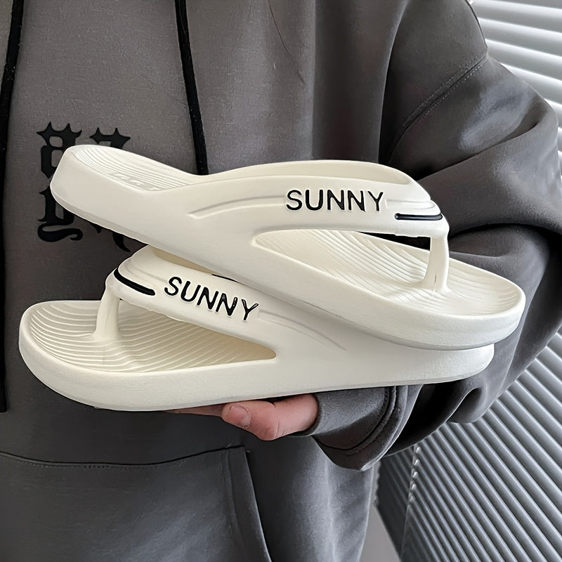 2025 EVA Simple Casual Slippers for Men And Women, Suitable for Home, Indoor, Bathroom, Shower, Non-Slip, Thick Sole, Odor-Resistant, Couple'S Outdoor Flip-Flops for Spring And Autumn.