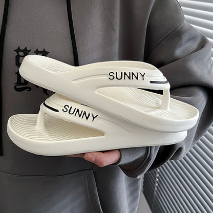 2025 EVA Simple Casual Slippers for Men And Women, Suitable for Home, Indoor, Bathroom, Shower, Non-Slip, Thick Sole, Odor-Resistant, Couple'S Outdoor Flip-Flops for Spring And Autumn.