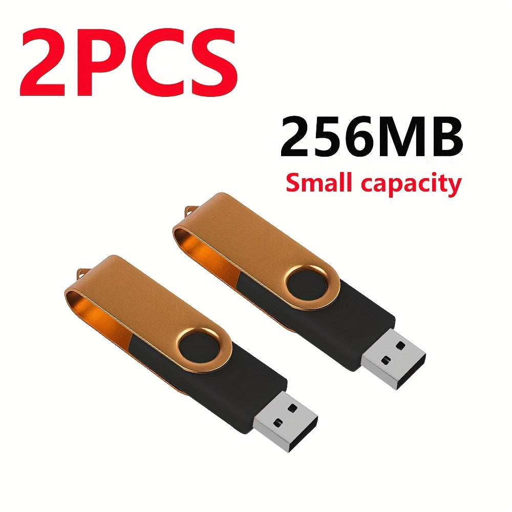 [Usb Flash Drive] 2pcs USB Flash Drive 8GB 4GB 2GB 1GB 512MB 256MB 128MB 64MB USB 2.0 High Speed U Disk USB Disk Metal Pen Drive USB Drive for PC/Laptops/Tablets/Mobile PhonesCar Audio/Game Console/Audio - Store Your Files Securely!
