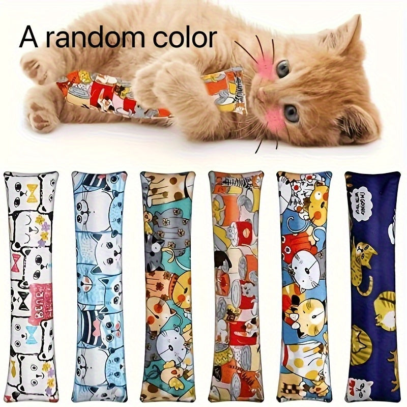 Fabric Catgrass Chew Toy Pillow | Perfect Gift to Make Your Cat Friends Happy and Comforted, Suitable for Medium Breeds