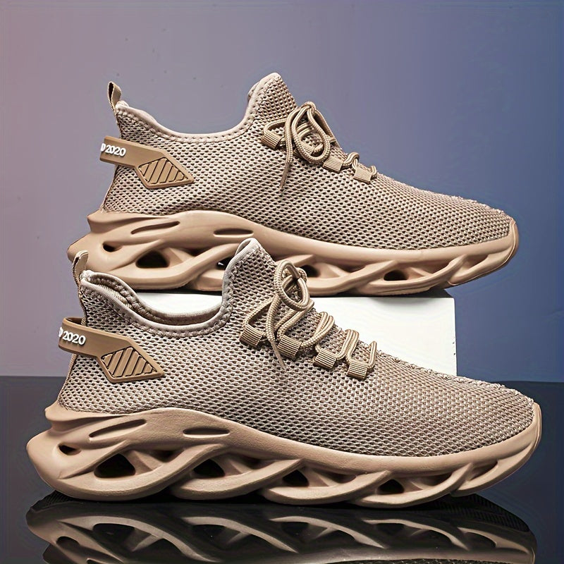 Men'S Lightweight And Stylish Running Shoes in Large Sizes, Featuring Breathable Mesh for Casual Sports