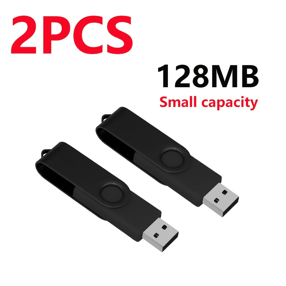 [Usb Flash Drive] 2pcs USB Flash Drive 8GB 4GB 2GB 1GB 512MB 256MB 128MB 64MB USB 2.0 High Speed U Disk USB Disk Metal Pen Drive USB Drive for PC/Laptops/Tablets/Mobile PhonesCar Audio/Game Console/Audio - Store Your Files Securely!