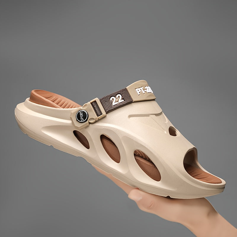 Men'S Summer New Thick-Soled Massage Slippers, Trendy And Versatile, Suitable for Couples, Durable And Comfortable Outdoor Sandals.