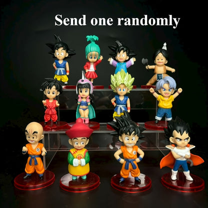 A Random Selection of 12 Anime-Themed Figurines And Models for Desktop Decoration And Collection Gifts