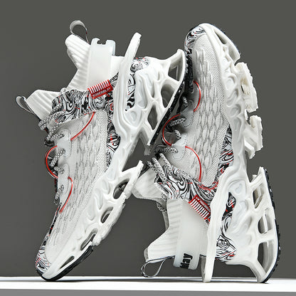 Men'S Casual Sports Shoes, Luxurious Tennis Trainers, Breathable Fashion Loafers, And Lightweight Running Shoes with Shock-Absorbing Features.