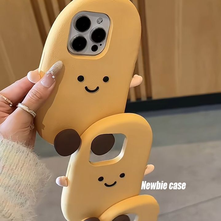 Fun eggplant Apple 16Promax mobile phone case iPhone15Pro popular silicone Huawei pura70p pear