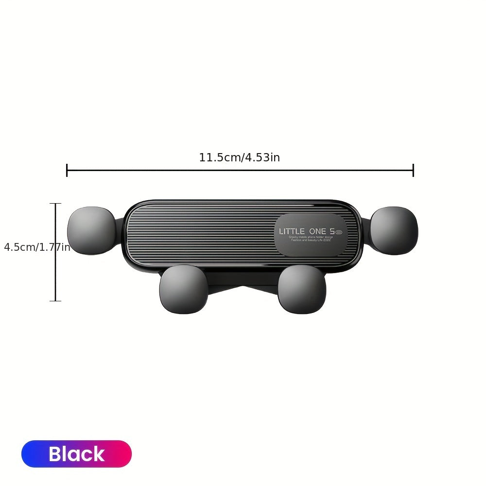 Gravity Car Phone Holder Exhaust Bracket Mobile Phone GPS Support IPhone Huawei Xiaomi Samsung Phone Holder In Car