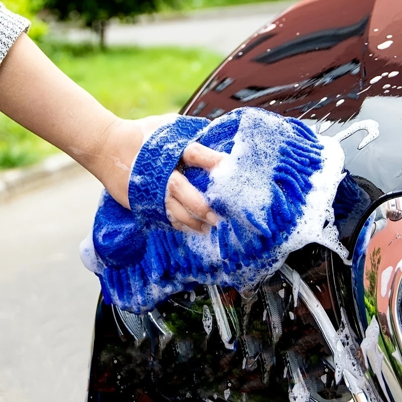 Coralline Sponge Car Exterior Cleaning Sponge Block Car Glass Cleaning Soft Brush Detail Cleaning Brush Car Wash Dust Cleaning Supplies