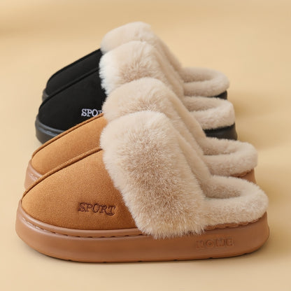 Women'S Plush Slip-On Slippers That Are Warm, Comfortable, Soft, Lightweight, And Made with for Indoor Home Use., Women Shoes