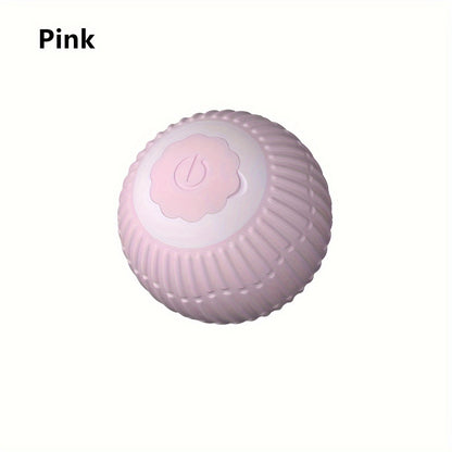 Smart Cat Toy for Self-Entertainment and Teasing, Cat Wand with Intelligent Rolling Ball, Automatic Interactive Cat Ball, Electric Cat Toy