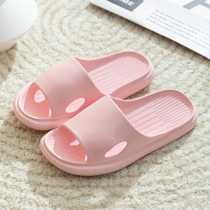 Home Relaxation, Summer EVA Slides - Lightweight, Non-Slip Indoor/Outdoor Slide Sandals in Yellow, Orange, And Black for Home, Bathroom, And Spa Use, Indoor Slippers