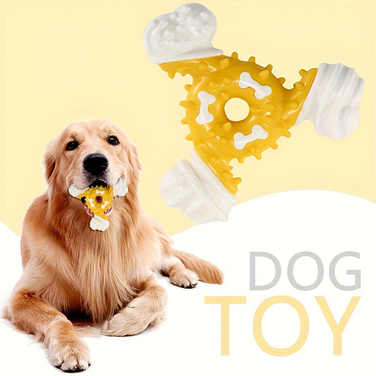 Deep Cleaning of Teeth for Pets, Grinding Toys, Nylon Biting Glue, Triangular Bone, Bite Resistant Teeth Cleaning Stick, Dog Biting Interactive Puzzle Toy