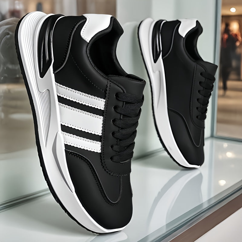 Men's Big Size Road Running Shoes, Outdoor Walking Shoes, Trendy Versatile Sports Casual Shoes, Low-Top Fashion Student Skate Shoes for All Seasons: Spring, Summer, Autumn