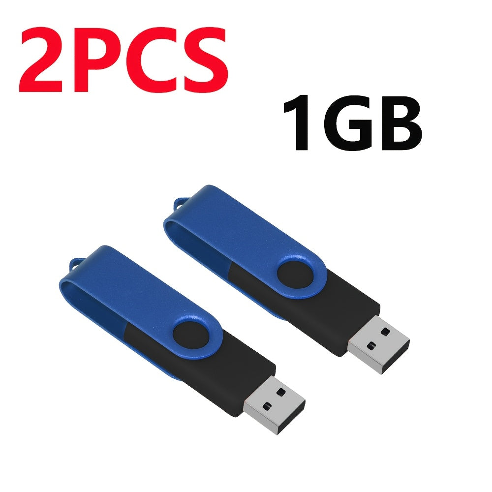 [Usb Flash Drive] 2pcs USB Flash Drive 8GB 4GB 2GB 1GB 512MB 256MB 128MB 64MB USB 2.0 High Speed U Disk USB Disk Metal Pen Drive USB Drive for PC/Laptops/Tablets/Mobile PhonesCar Audio/Game Console/Audio - Store Your Files Securely!