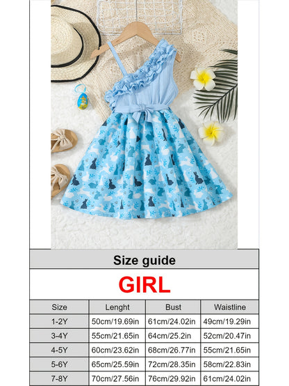 Single Cute Easter Bunny Print Short Sleeve Shirt and Shorts Set | Casual Non-Stretch Fabric, Regular Fit, Ideal for Outdoor Activities