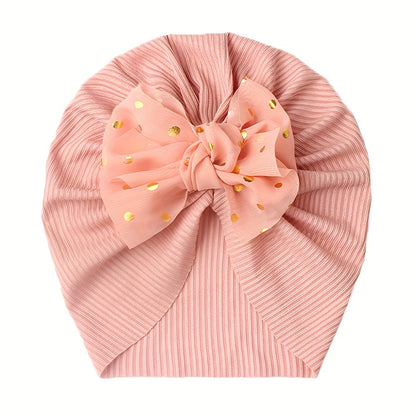 1pc Threaded Baby Hat Children's Bow Headband Baby Thin Girl Hat