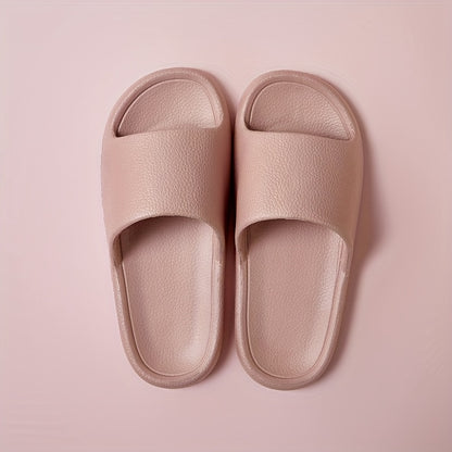 Women'S Thick-Soled Non-Slip EVA Slippers, Casual Slip-On for Women, Solid Color Indoor And Outdoor Beach Bathroom Footwear., Women Shoes