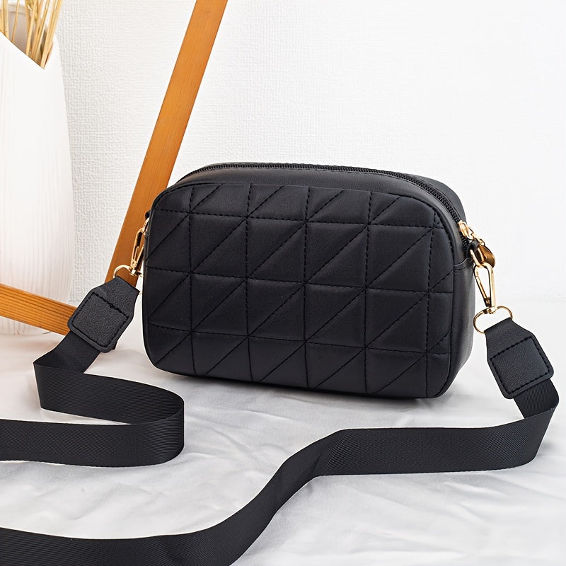 New Summer Women'S Embroidered Shoulder Bag, Stylish Crossbody Bag, Perfect for Daily Outfits, Can Hold Phone And Cosmetics, Small Square Bag.