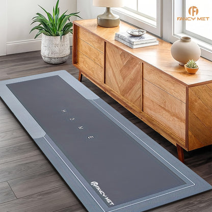 1pc Diatom Mud Kitchen Mat - 3.5mm Thick, 4.41LB/m², with Natural Rubber Base, Super Non-Slip & Scratch-Resistant Surface, Easy to Clean, Comfortable Standing Mat for Kitchens, Bathrooms, Entryways - Multiple Sizes Available, Kitchen Mats for Floor