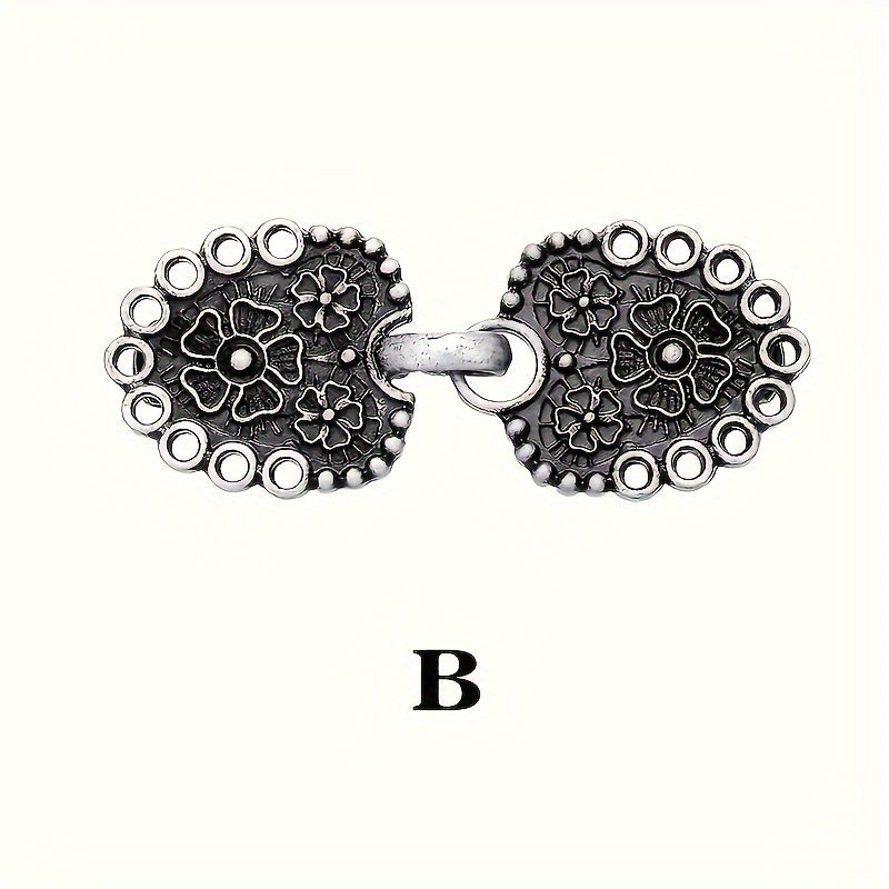 1/4pcs Vintage Sweater Clips with Anti-Slip Grip - Perfect for Scarves, Cardigans & Shirt Collars Zippers for Sewing Bulk Sweater Shawl Clips