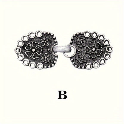 1/4pcs Vintage Sweater Clips with Anti-Slip Grip - Perfect for Scarves, Cardigans & Shirt Collars Zippers for Sewing Bulk Sweater Shawl Clips