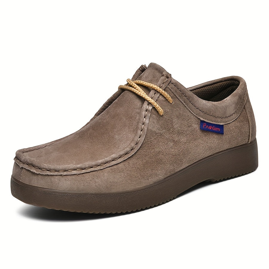 Casual Shoes, Business Shoes, Pigskin Fabric with Non-slip Premium Soles, Suitable for Autumn and Winter Business Casual Easy to Clean Shoes