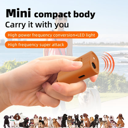 New Anti-Bark Device, Dog Bark Control Device, Rechargeable Soundwave Technology Anti-Bark Collar, Effective Control Range up to 16.4 Feet, Safe for Both Humans and Dogs, Suitable for Indoor and Outdoor Use. Halloween Christmas Gift, Dog Repellent