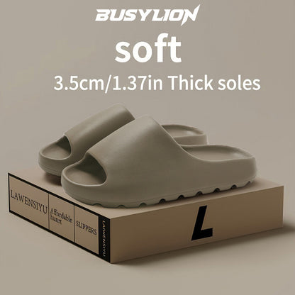 BUSYLION Men's Summer Trendy Slippers, with Arch Support and Cushioned Insoles, Comfortable Casual Slip-On Home Shoes, Lightweight and Durable, Suitable for the Beach and Vacation, All-Season Summer Slippers for Men, 7 Styles Available