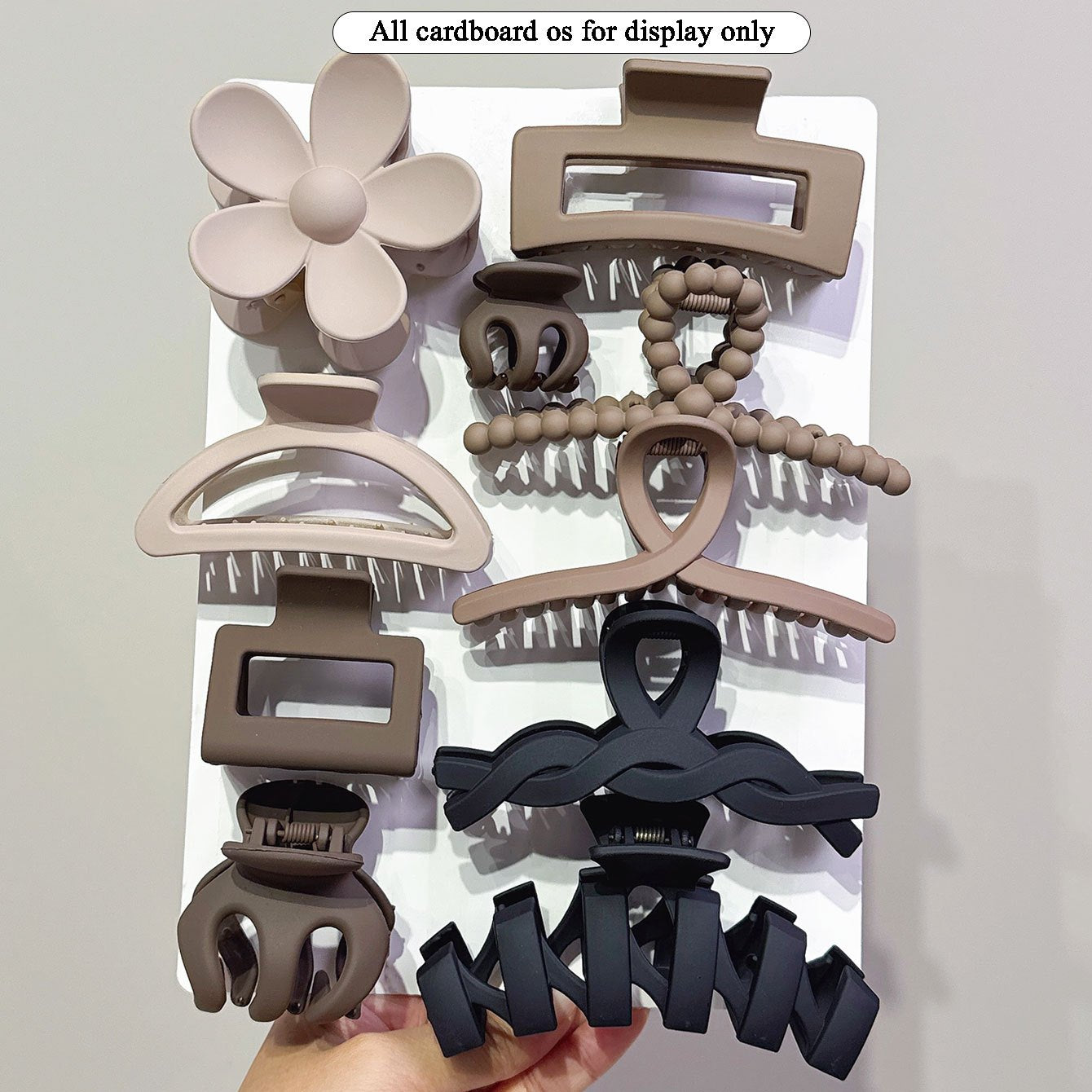 A Set of 10/11 Versatile Hair Styling Claw Clips, Suitable for Daily Outfits, Parties, Beach Trips, or as a Beautiful Gift for and Best Friends