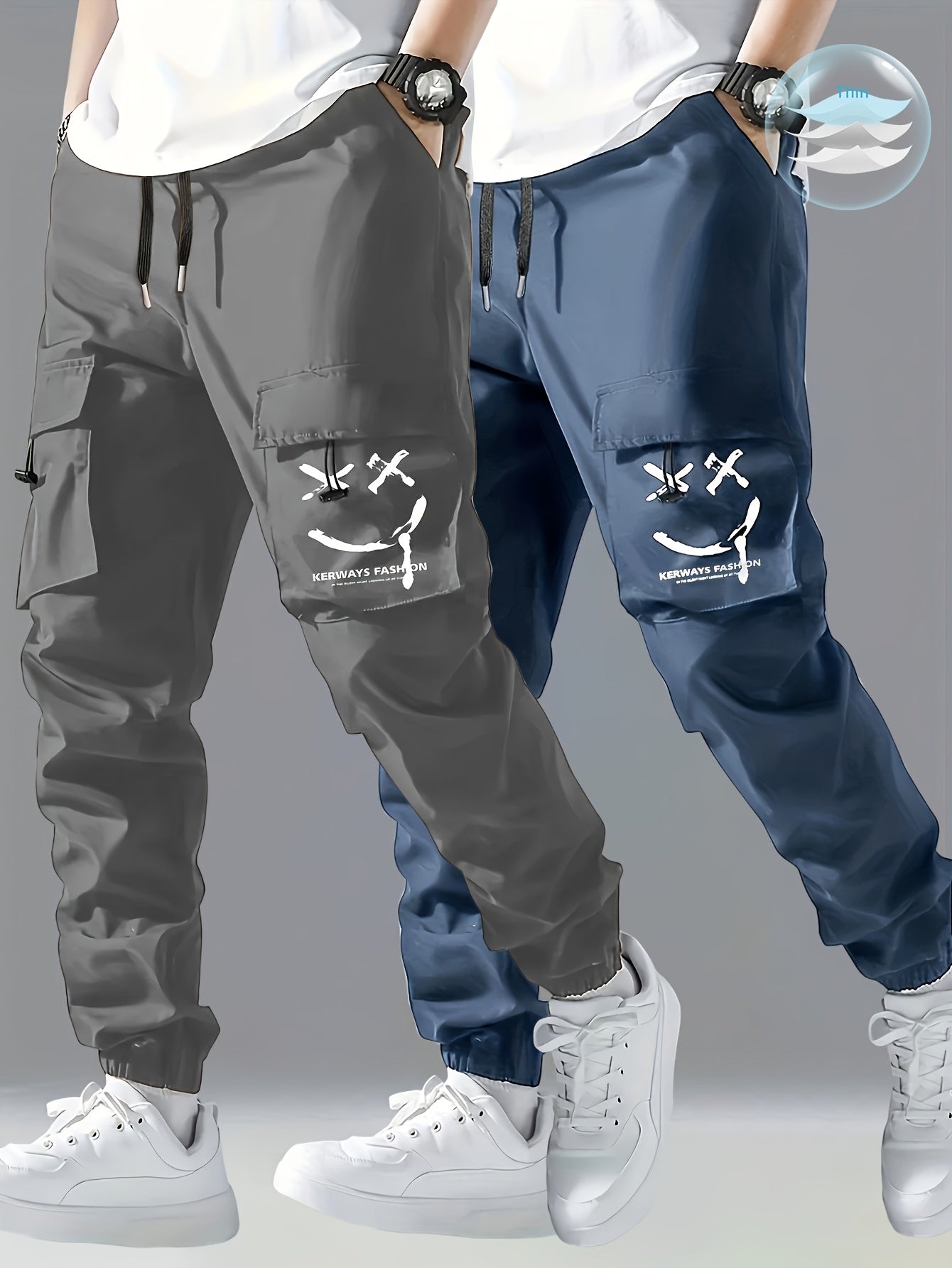 Men's joyful Work Pants Two-Pack