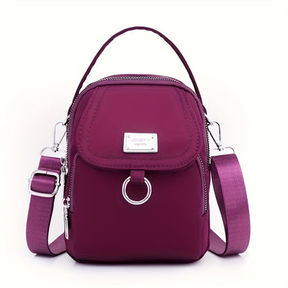 Multi-color Nylon Women's lightweight crossbody bag, casual MINI handbag, fashionable shoulder bag, phone bag, suitable for commuting, shopping, travel