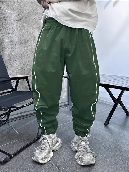 Men's Fashion Loose-Fit Pants with Stylish Patterns, Casual Breathable Comfort Drawstring Trousers, Perfect for Outdoor Activities and Sport Style Wear – Ideal Gift for Husband, Son, or Boyfriend