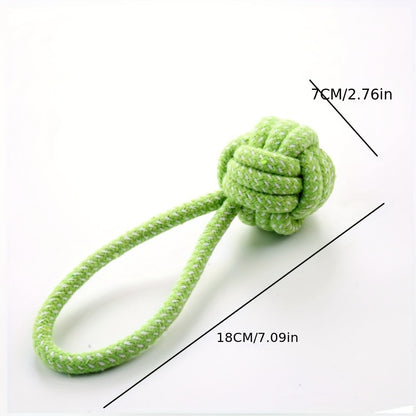 Pet Dog Toys for Small Medium Dogs Toy Interactive Rope Puppy Tug of War Toys Ball for Dogs Accessories Toothbrush Chew Puppy Toy 1pc Random Color