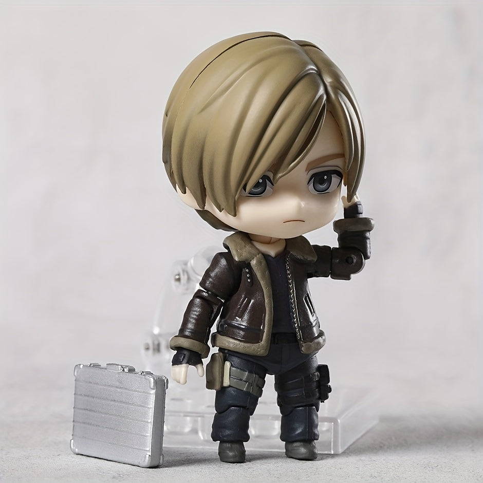 Anime/Game Themed Collectible Action Figure with Interchangeable Hands, Face & Accessories - PVC Swap-Out Parts Model for Tabletop Display, 3.54-inch (for...) - Collectible for Hobbyists & Gamers