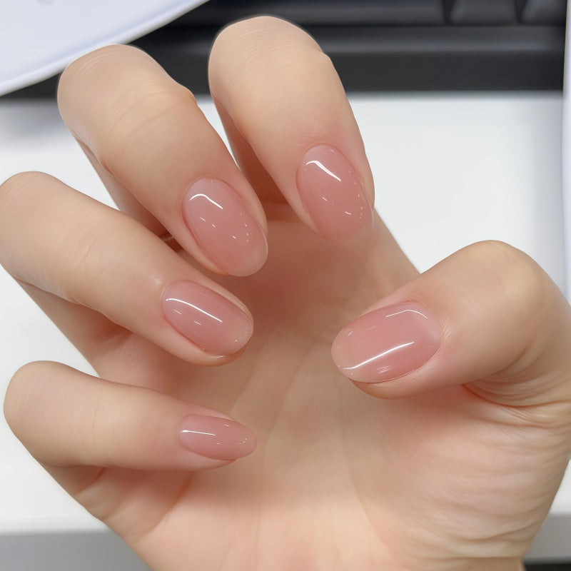 Natural Pink Nail Hardener - 10ML, Air Dries Naturally, Decorative Manicure, Multifunctional for Christmas Nails, Designed for Nail Technicians, Nail Polish, Nail Strengthener, Natural Transparent Pink, Long-Lasting Shine, Enhances Nail Hardness