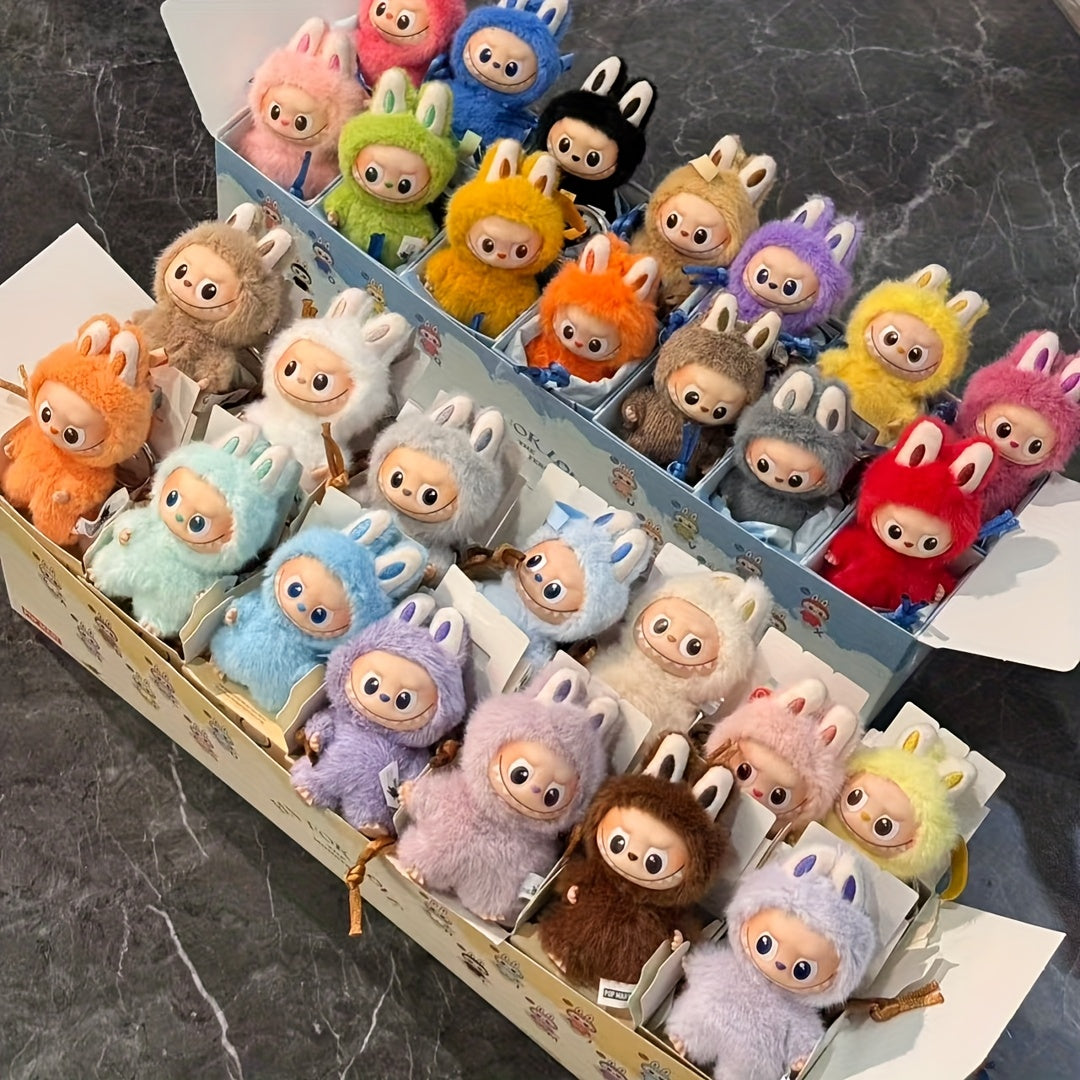 The POP MART Labubu 4.0 Heart Password Series THE MONSTERS - PVC Plush Keychain Box (A-M)(N-Z) Mini Labubu Is a Perfect Choice for Gifts And Decoration