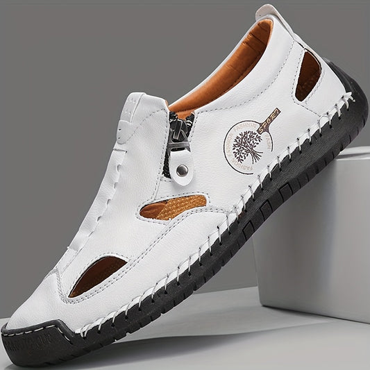 [Men's Sandals] Men's Sandals - Black, Brown, Grey - Summer Flip Flops Slippers Shoes - Casual Hiking Shoe for Men