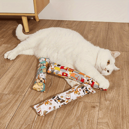 Fabric Catgrass Chew Toy Pillow | Perfect Gift to Make Your Cat Friends Happy and Comforted, Suitable for Medium Breeds
