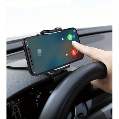 Versatile Universal Car Phone Holder with an Easy Clip Design for Mounting on The Dashboard, Suitable for GPS Navigation And Phone Support