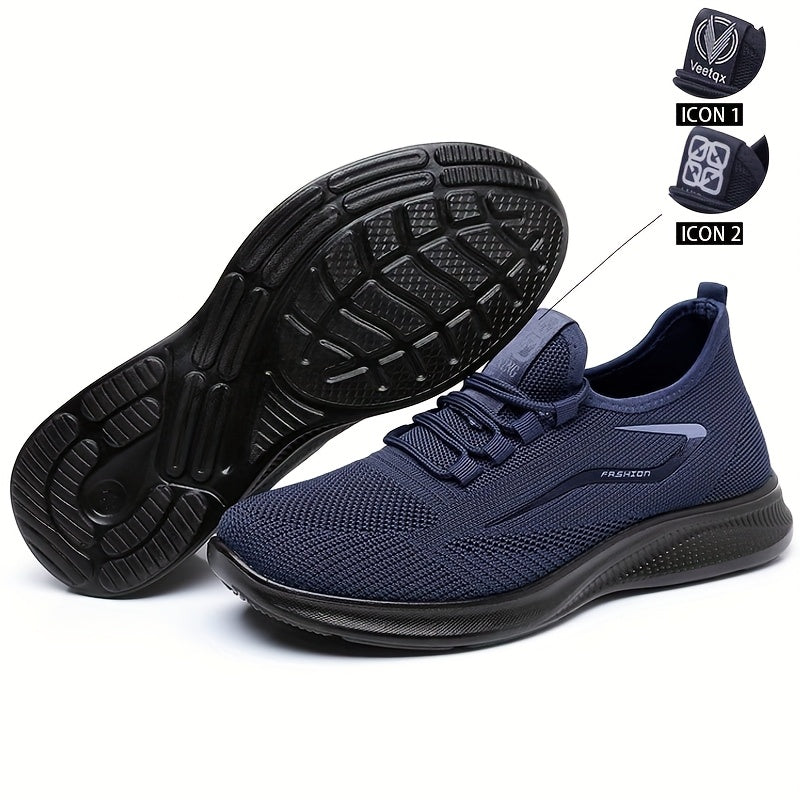 Men's Shoes, Breathable Slip-On Lace-Up, Lightweight Versatile, for Spring Sports And Leisure