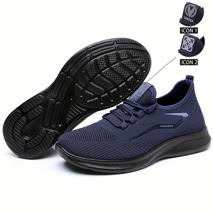Men's Shoes, Breathable Slip-On Lace-Up, Lightweight Versatile, for Spring Sports And Leisure