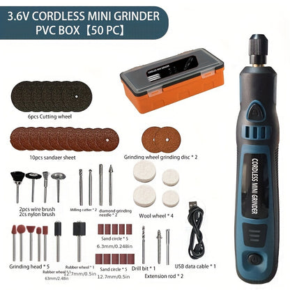 1 Set DIY Household Mini Electric Handheld Engraving Machine for Jade Carving, Grinding, and Polishing, USB Rechargeable Electric Grinder Set, Jade Carving Electric Grinder, Mini Electric Engraving Pen